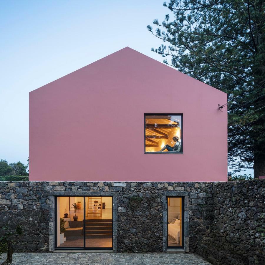 Ponta Delgada Pink House Azores المظهر الخارجي الصورة